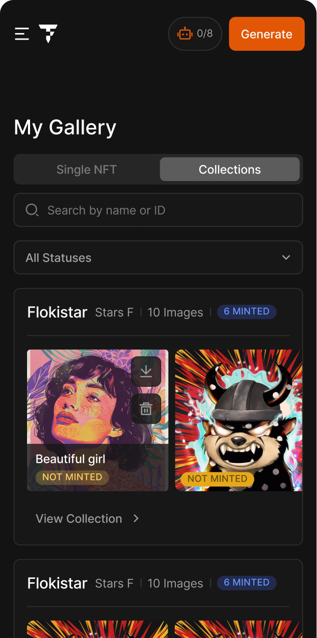 NFT Gallery Showcase